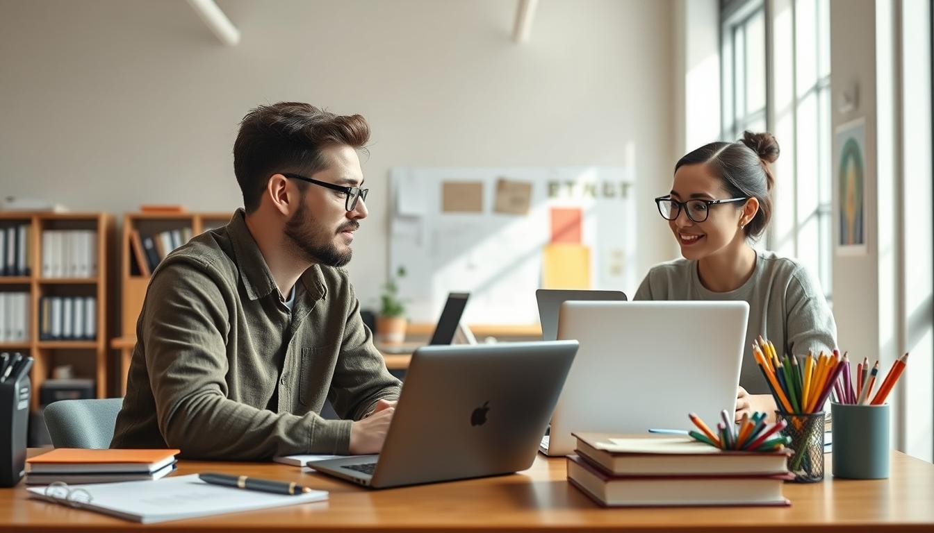 Organized study environment supporting productive learning